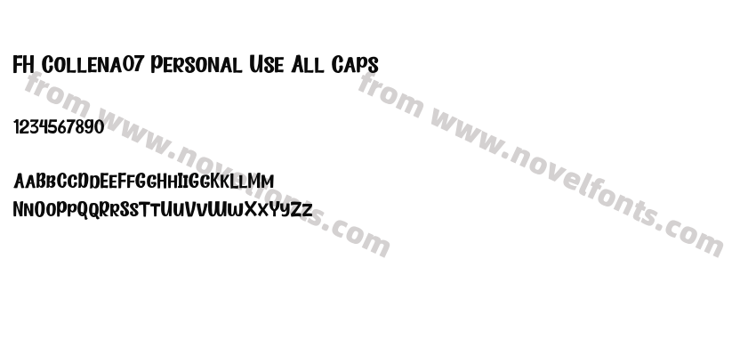 FH Collena07 Personal Use All CapsPreview