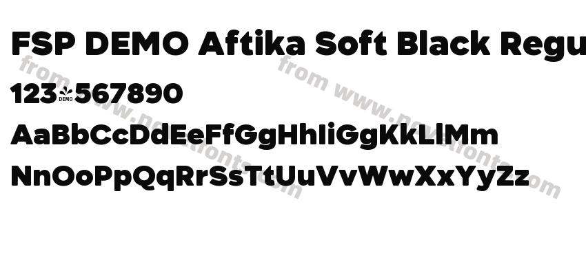 FSP DEMO Aftika Soft Black RegularPreview
