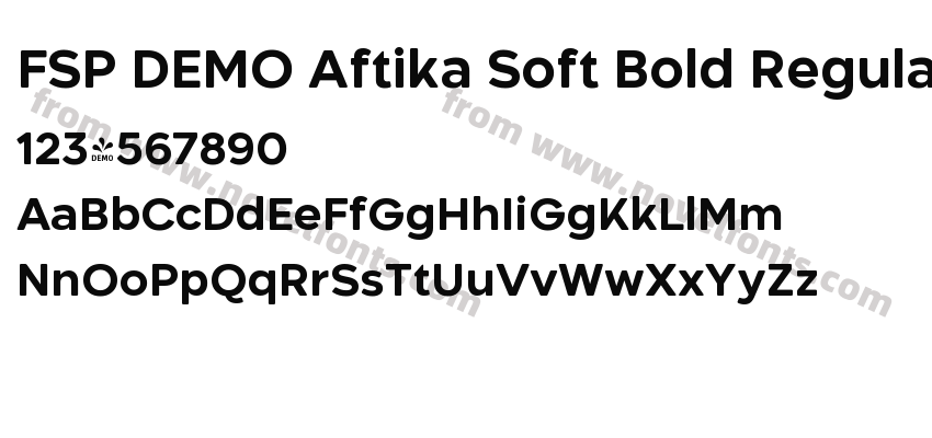 FSP DEMO Aftika Soft Bold RegularPreview