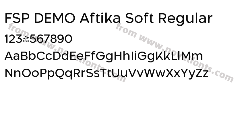 FSP DEMO Aftika Soft RegularPreview