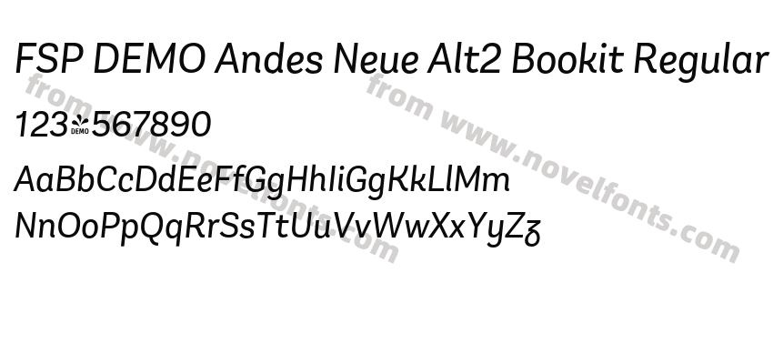 FSP DEMO Andes Neue Alt2 Bookit RegularPreview