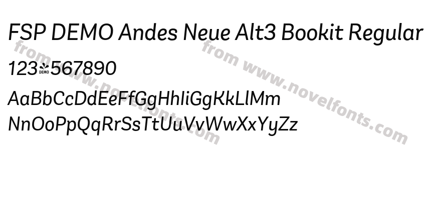 FSP DEMO Andes Neue Alt3 Bookit RegularPreview