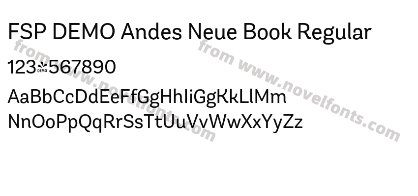 FSP DEMO Andes Neue Book RegularPreview