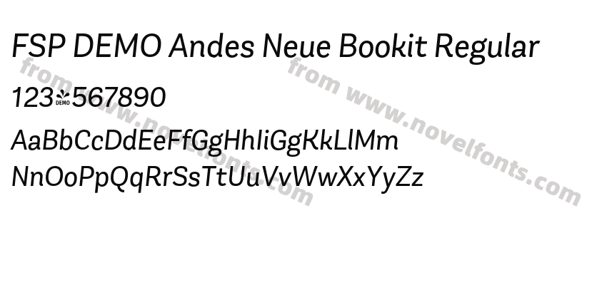 FSP DEMO Andes Neue Bookit RegularPreview