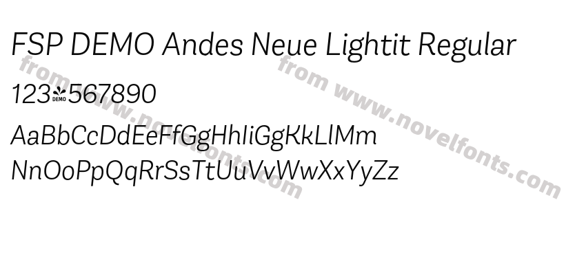 FSP DEMO Andes Neue Lightit RegularPreview