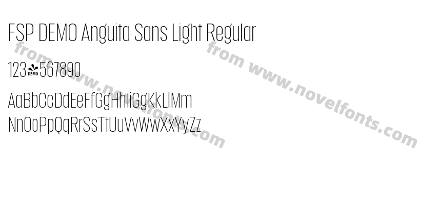 FSP DEMO Anguita Sans Light RegularPreview