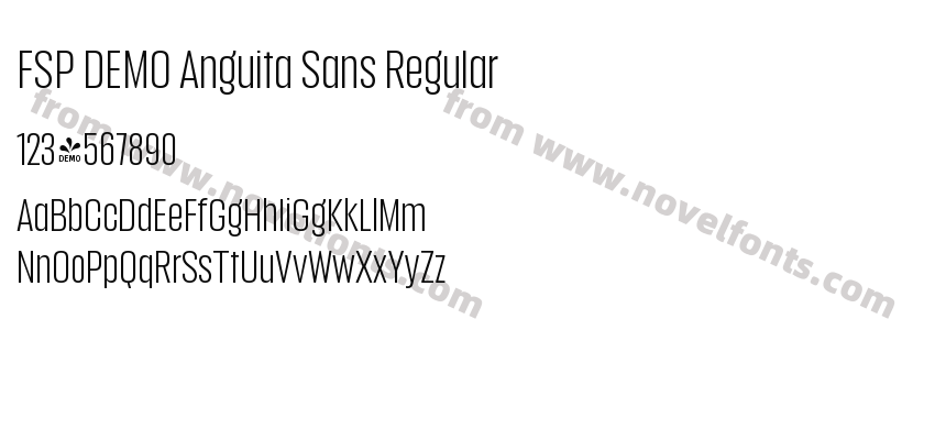 FSP DEMO Anguita Sans RegularPreview