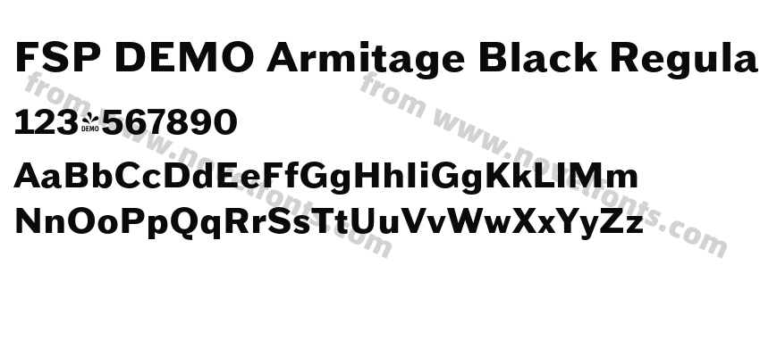 FSP DEMO Armitage Black RegularPreview