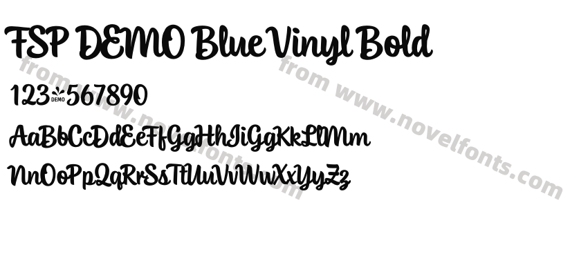 FSP DEMO Blue Vinyl BoldPreview