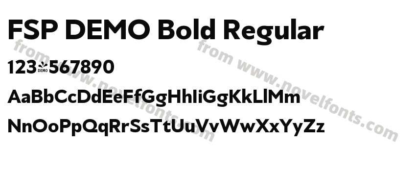 FSP DEMO Bold RegularPreview