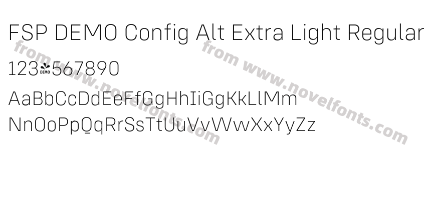 FSP DEMO Config Alt Extra Light RegularPreview