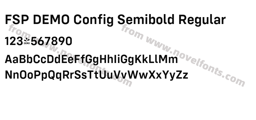 FSP DEMO Config Semibold RegularPreview