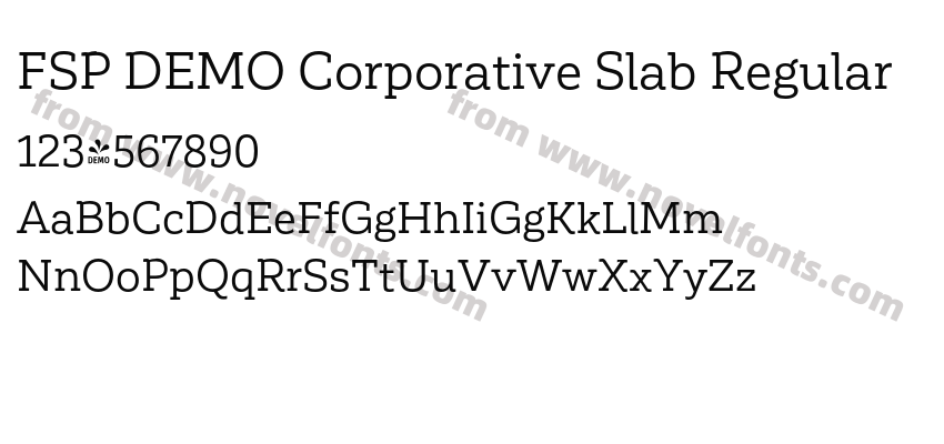 FSP DEMO Corporative Slab RegularPreview