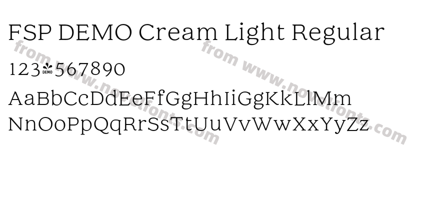 FSP DEMO Cream Light RegularPreview