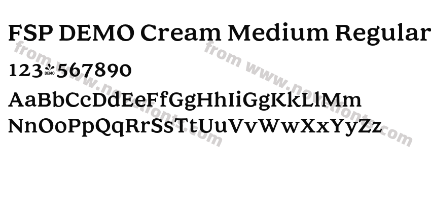 FSP DEMO Cream Medium RegularPreview