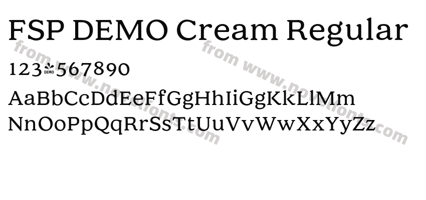 FSP DEMO Cream RegularPreview