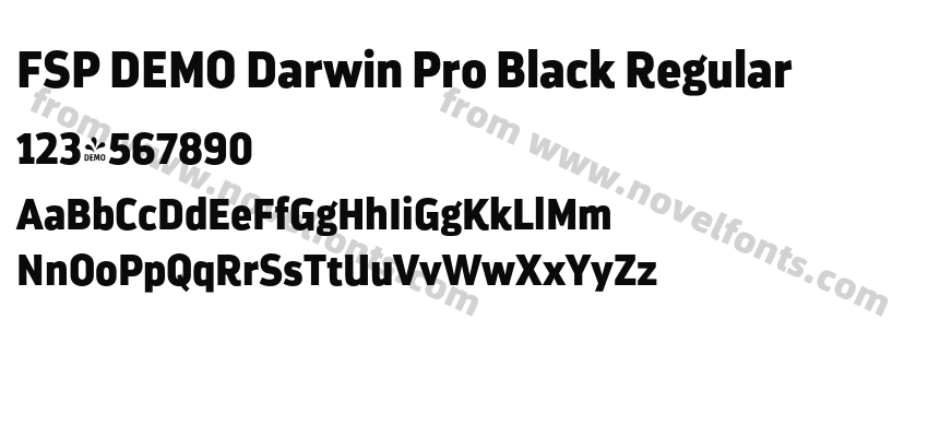 FSP DEMO Darwin Pro Black RegularPreview