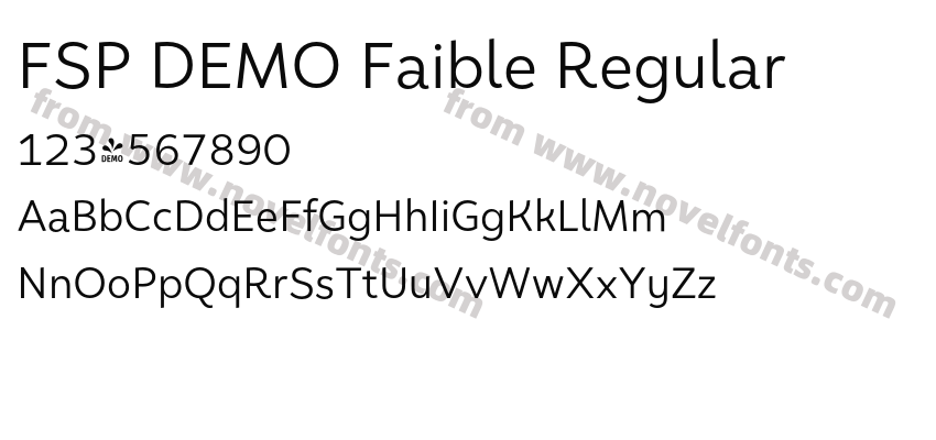 FSP DEMO Faible RegularPreview