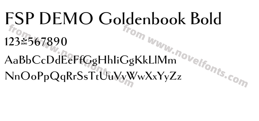 FSP DEMO Goldenbook BoldPreview