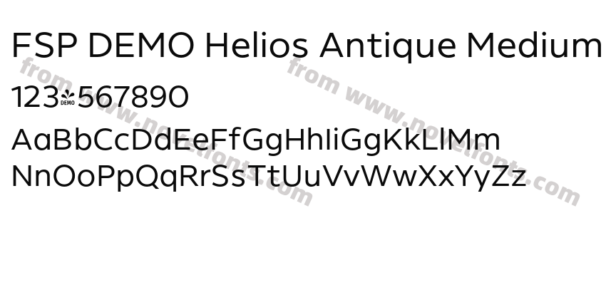 FSP DEMO Helios Antique Medium RegularPreview