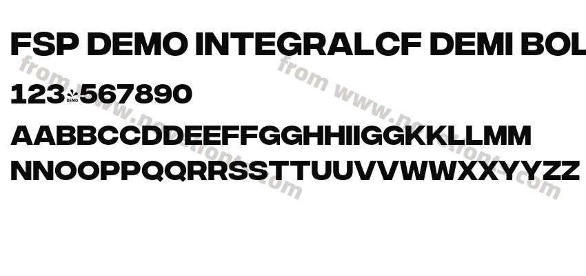 FSP DEMO IntegralCF Demi Bold RegularPreview
