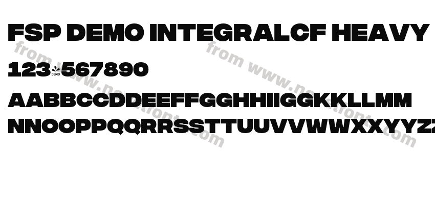 FSP DEMO IntegralCF Heavy RegularPreview