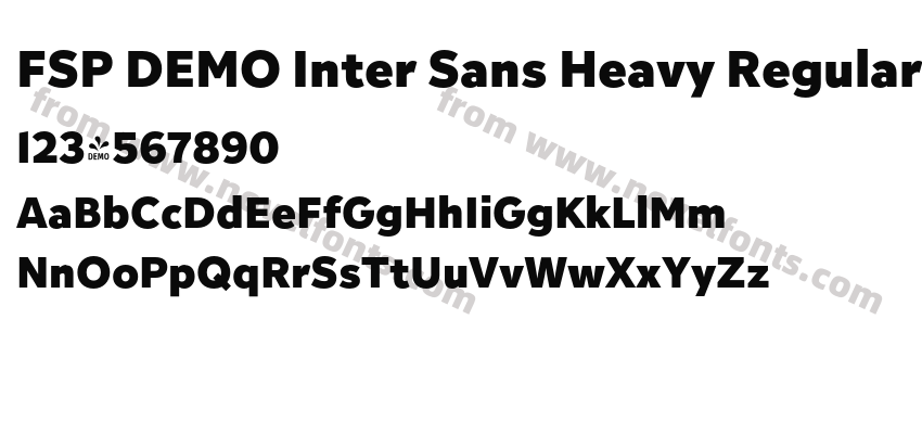 FSP DEMO Inter Sans Heavy RegularPreview
