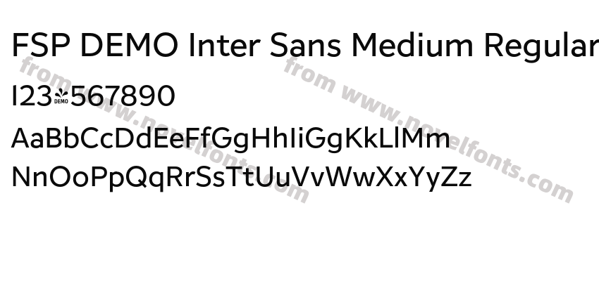 FSP DEMO Inter Sans Medium RegularPreview