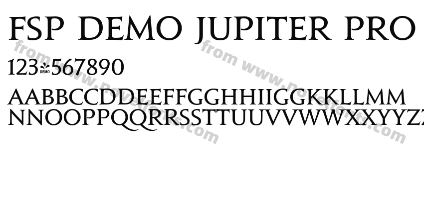 FSP DEMO Jupiter Pro BoldPreview