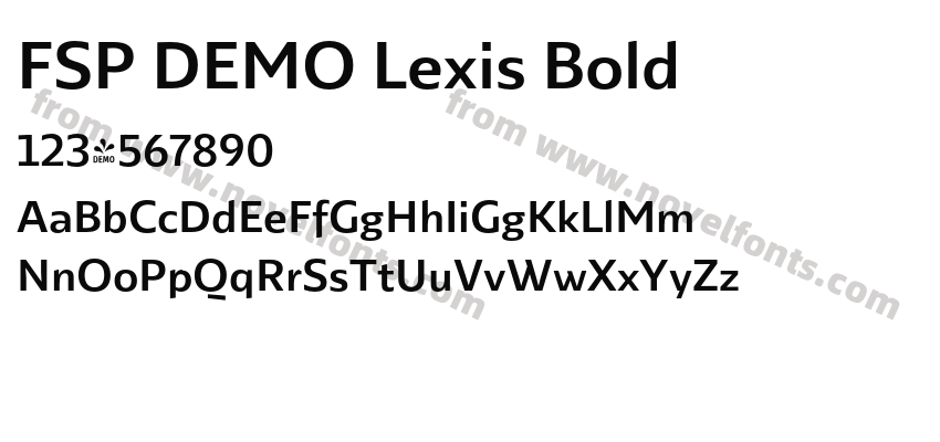 FSP DEMO Lexis BoldPreview