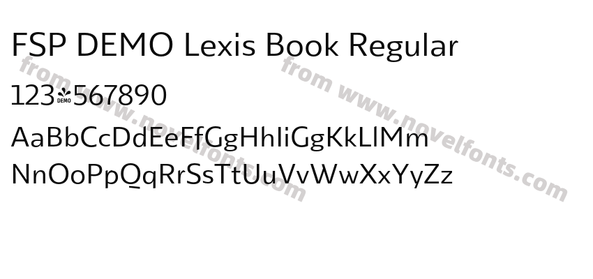 FSP DEMO Lexis Book RegularPreview