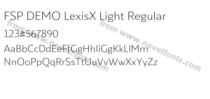 FSP DEMO LexisX Light RegularPreview