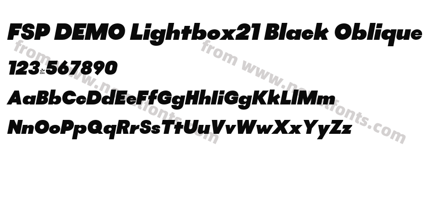 FSP DEMO Lightbox21 Black ObliquePreview