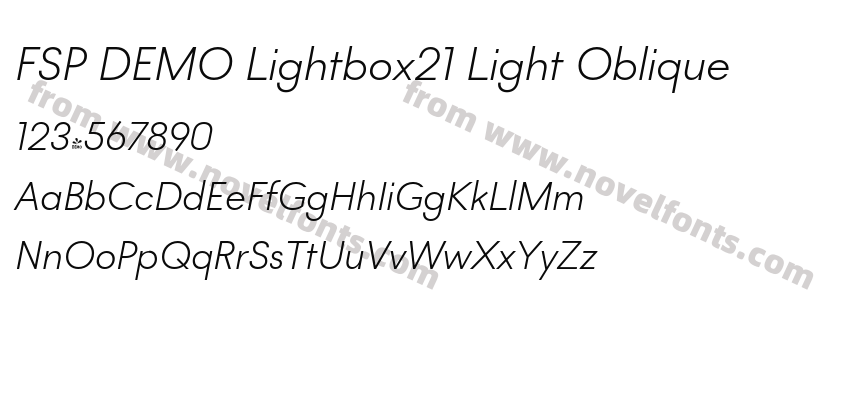 FSP DEMO Lightbox21 Light ObliquePreview