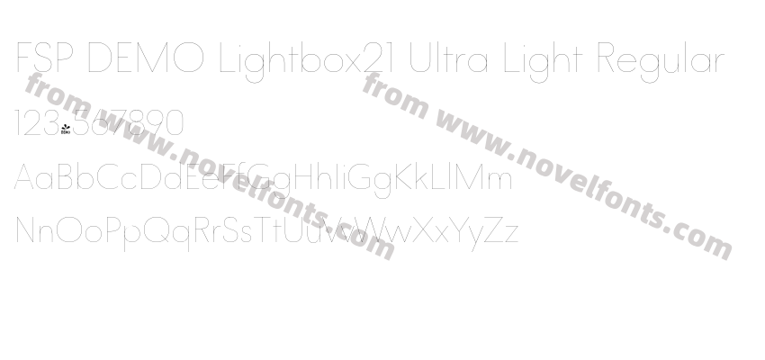 FSP DEMO Lightbox21 Ultra Light RegularPreview