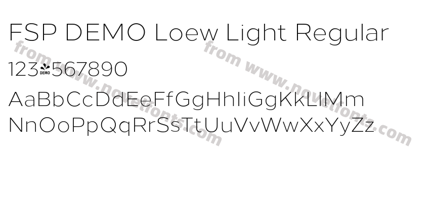 FSP DEMO Loew Light RegularPreview