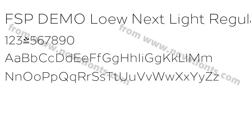 FSP DEMO Loew Next Light RegularPreview