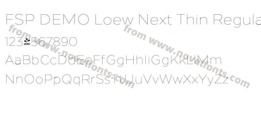 FSP DEMO Loew Next Thin RegularPreview