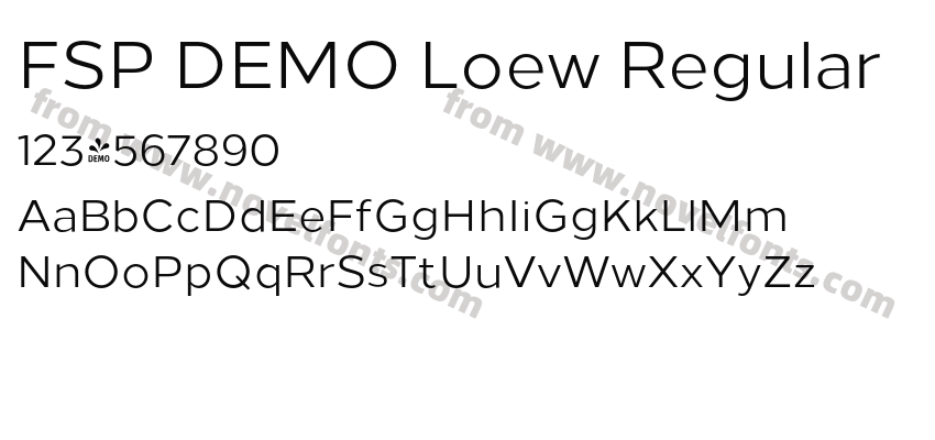 FSP DEMO Loew RegularPreview