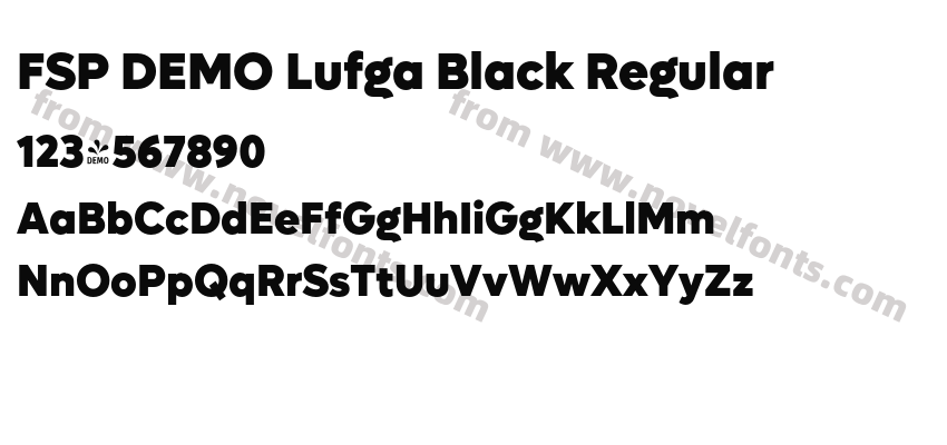 FSP DEMO Lufga Black RegularPreview
