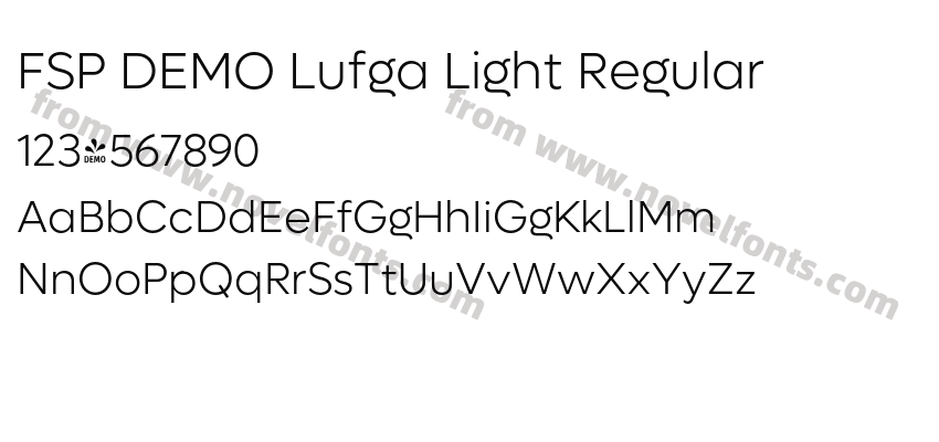 FSP DEMO Lufga Light RegularPreview