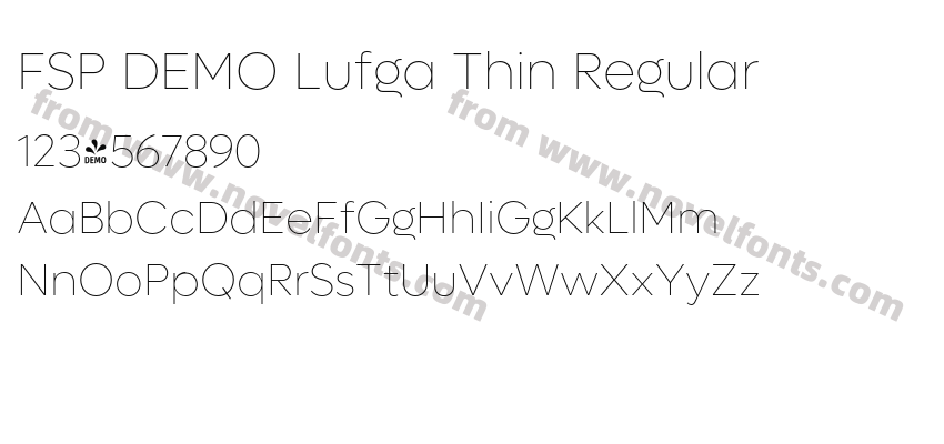 FSP DEMO Lufga Thin RegularPreview