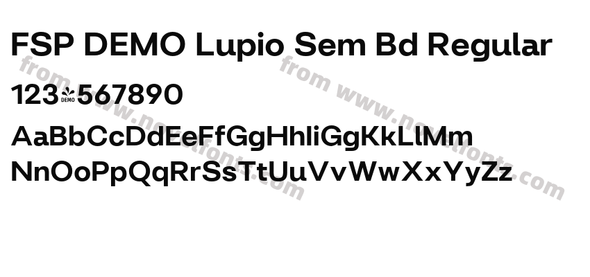 FSP DEMO Lupio Sem Bd RegularPreview