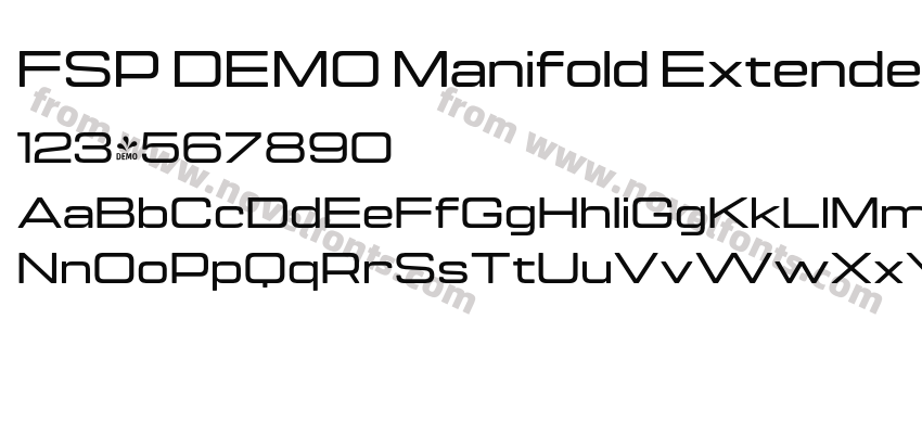 FSP DEMO Manifold ExtendedCF Demi Bold RegularPreview