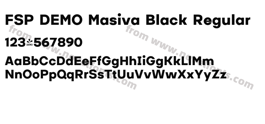 FSP DEMO Masiva Black RegularPreview