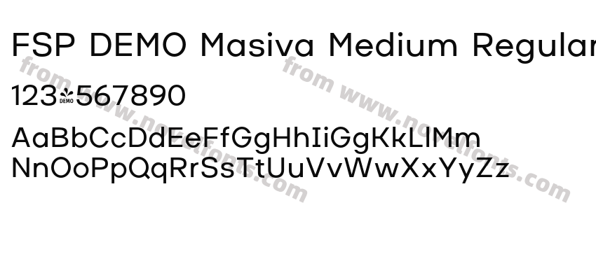 FSP DEMO Masiva Medium RegularPreview