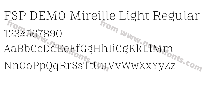 FSP DEMO Mireille Light RegularPreview