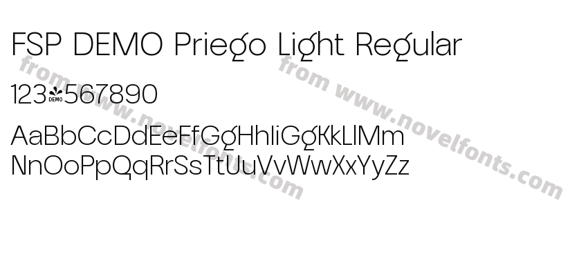 FSP DEMO Priego Light RegularPreview