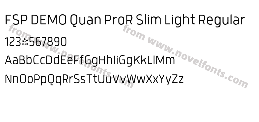 FSP DEMO Quan ProR Slim Light RegularPreview