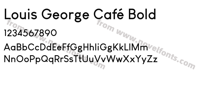 Louis George Café BoldPreview